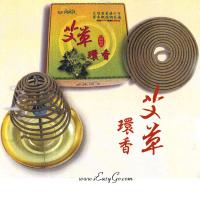 [花壇鄉艾農-艾草之家]  艾草-艾草環香10捲/紙盒 (不含盤子)